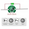 1S 3A 3.2V LiFePO4 Yuvarlak Tip BMS Batarya Koruma Devresi