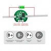 1S 4.5A 3.2V LiFePO4 Yuvarlak BMS Batarya Koruma Devresi