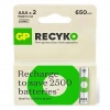 GP ReCyko 650 Serisi 650 mAh NiMH AAA İnce Kalem Boy 2li Şarjlı Pil