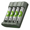 GP B441 USB Pil Şarj Cihazı + 4 Adet 950mAh AAA Şarjlı Pil Seti