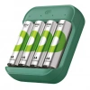 GP B423 USB Pil Şarj Cihazı + 4 Adet 2600mAh AA Şarjlı Pil Seti