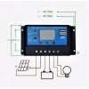 20A 12V-24V PWM Solar Panel Akü Şarj Kontrol Cihazı