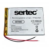 Sertec 357090 3.7V 2500mAh Devreli Li-Polymer Pil – 1.5A
