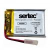 Sertec 602535 3.7V 600mAh Devreli Li-Polymer Pil – 1.5A