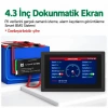 DALY Smart BMS 4.3 İnç UART Bağlantılı Dokunmatik LCD Ekran
