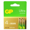 GP 24AU-2U4 G-Tech LR3 Ultra Alkalin AAA İnce Kalem Pil 4lü Paket