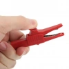 IC-243C 4 mm Banana Jak Girişli 85 mm Krokodil Klips Seti - Kırmızı ve Siyah