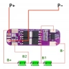 OLT 3S 20A Balanssız Li-ion Li-Po BMS Batarya Koruma Devresi - Mor PCB