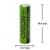 Orion 1.2V Ni-MH AA 1500mAh Düz Kafa Şarj Edilebilir Kalem Pil