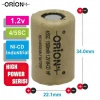 Orion 1.2V Ni-Cd 4/5SC 1500mAh 10C Şarj Edilebilir Pil - HP
