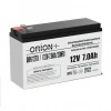 Orion ORN1270 T2 12V 7Ah Bakımsız Kuru Akü (Geniş Soket)