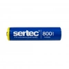 Sertec 14500 3.7V 800mAh 1C Li-ion Şarjlı Kalem Pil