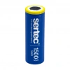 Sertec 18500 3.7V 1500mAh 1C Li-ion Düz Kafa Şarjlı Pil