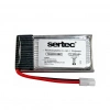 Sertec 702035 3.7V 400mAh 25C Devreli Li-Polymer Pil – Beyaz Soketli