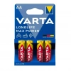 Varta Longlife Max Power R6 AA 1.5V Alkalin Kalem Pil 4lü Paket