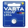 Varta V10GA LR54 1.5V Alkalin Düğme Pil Tekli Kart