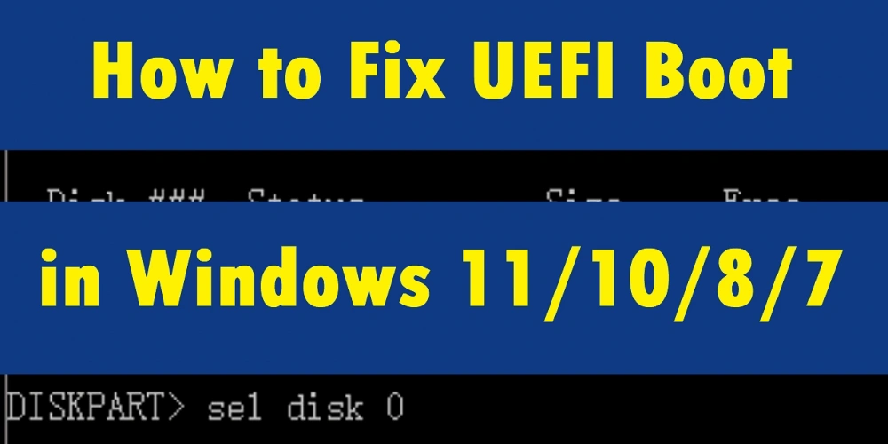 UEFI Sistemlerde Windows Boot (BCD) Kaydı Nasıl Yeniden Yazılır?