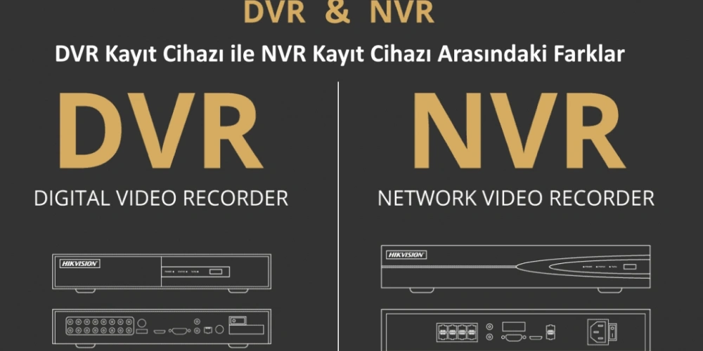 NVR Kayıt Cihazı ile DVR Kayıt Cihazı Arasındaki Farklar