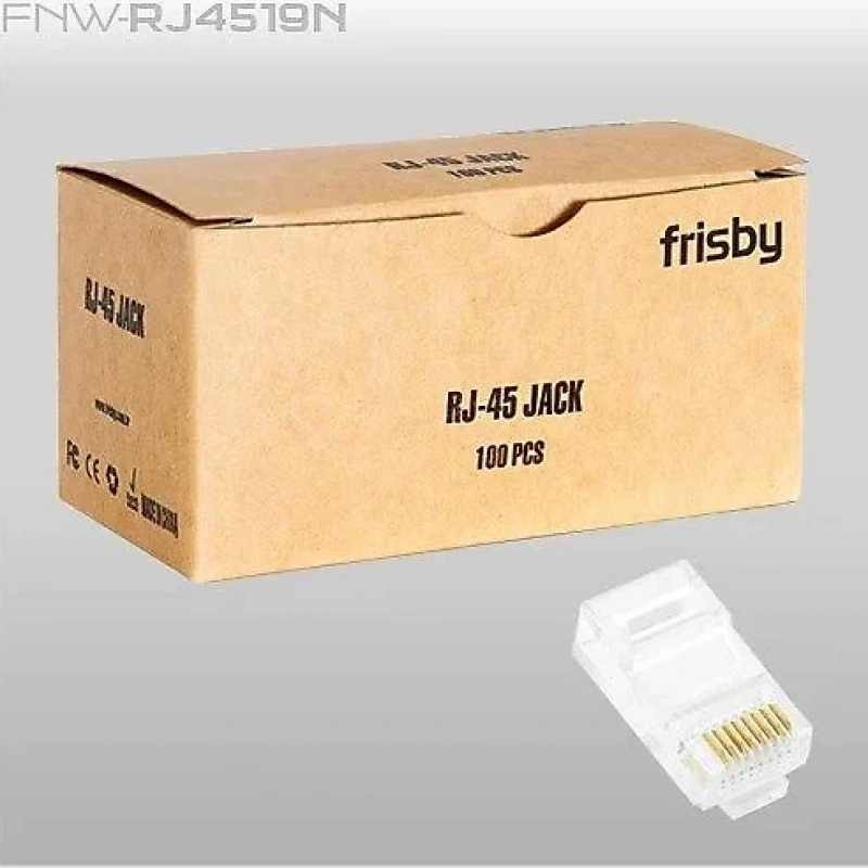 FRISBY RJ-45 JACK (100PCS)