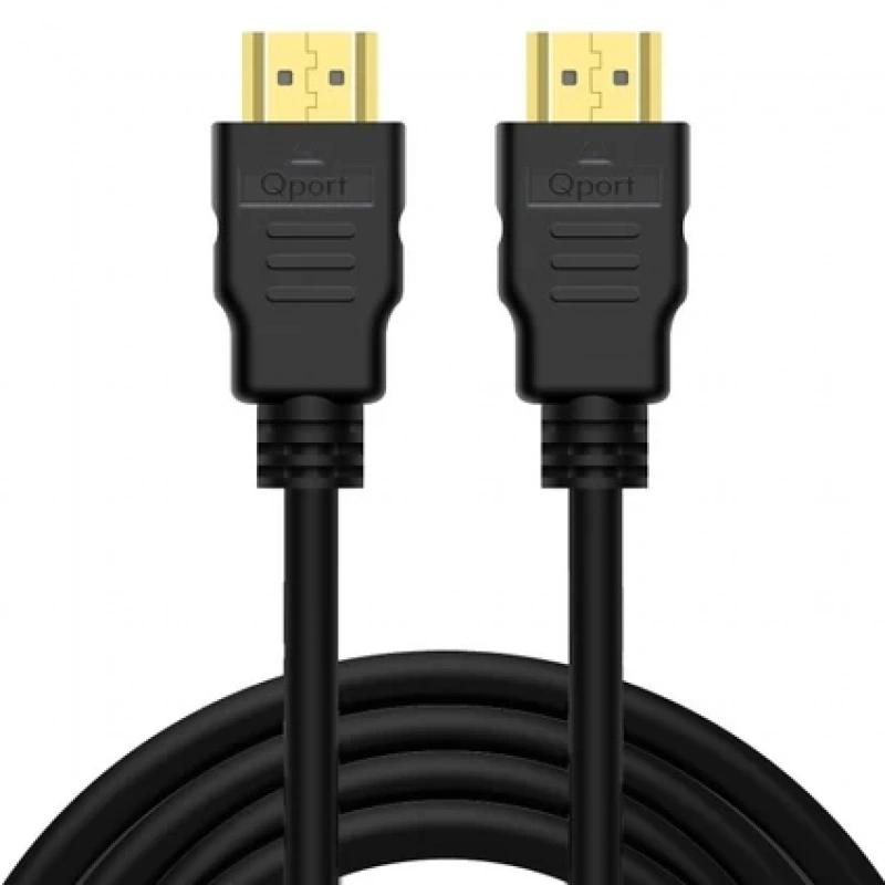 Qport Q-HDMI102 Altın Uçlu 10 Metre 4K Hdmı2.0 Kablo