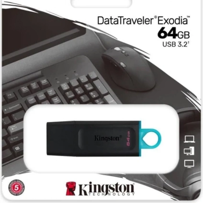 Kingston DataTraveler Exodia 64 GB USB Flash Bellek
