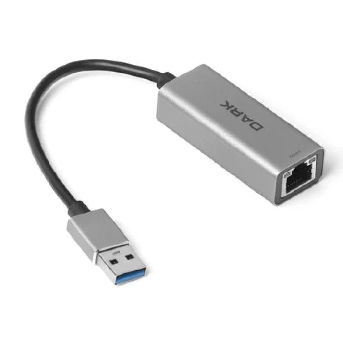 Dark USB3.0 Type-A to 10-100-1000 Gigabit LAN Ethernet Adaptör
