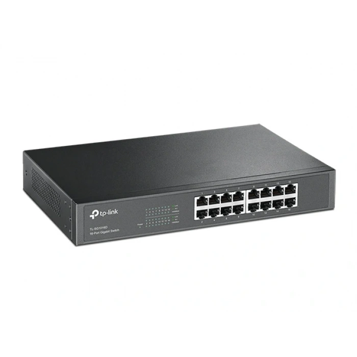 Tp-Link TL-SG1016D 16Port 10/100/1000 Gigabit Rackmount Switch