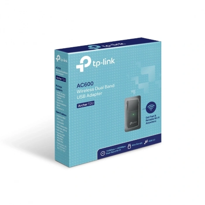 TP-Link Archer T2U 600Mbps Kablosuz Dual Band USB Adaptör