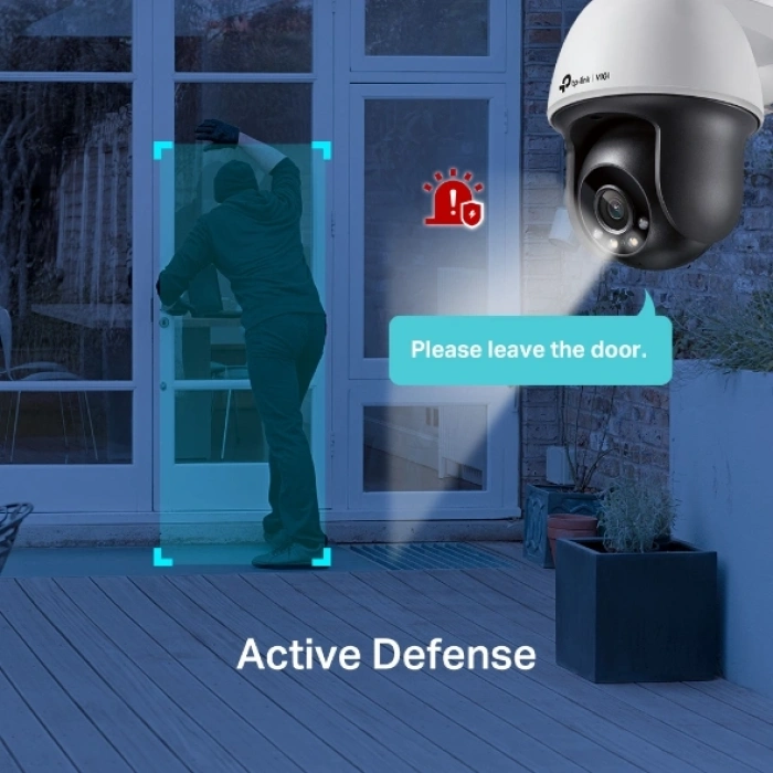 TP-LINK VIGI C540 4MP Dış Mekan Tam Renkli Yatay ve Dikey Ağ Kamerası