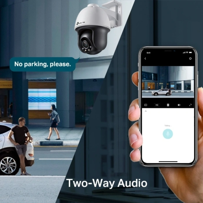 TP-LINK VIGI C540 4MP Dış Mekan Tam Renkli Yatay ve Dikey Ağ Kamerası