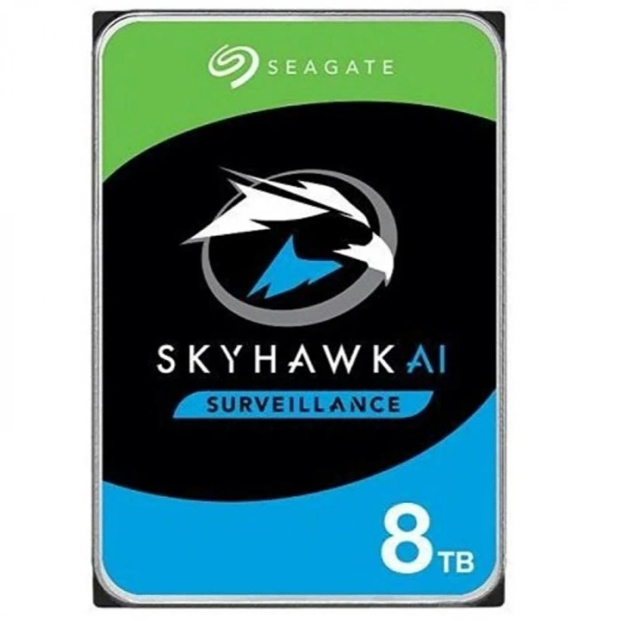 8 TB SEAGATE 3.5 SKYHAWK AI SATA 7200RPM 256MB Harddisk