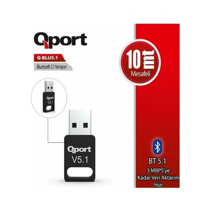 Qport Q-Blu5.1 5.1 Bluetooth Adaptör