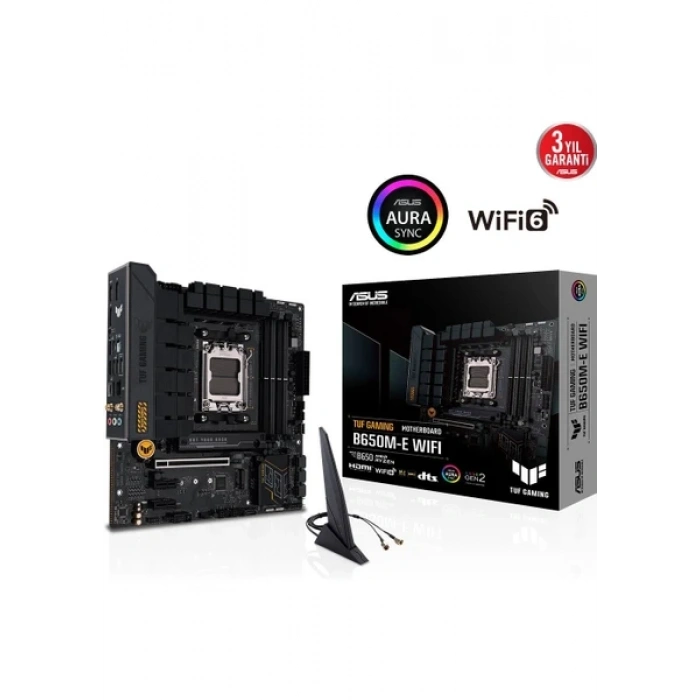 Asus TUF Gaming B650M-E Wi-Fi AMD AM5 DDR5 Micro ATX Anakart