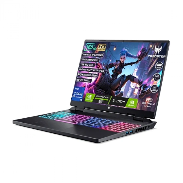 Acer Predator Helios Neo 16 PHN16-71-9357 NH.QLVEY.001 i9-13900HX 32 GB 1 TB SSD RTX4070 16 WQXGA Gaming Laptop