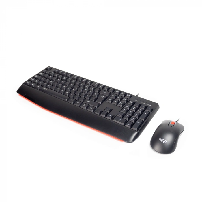 AIGO AK310 Pro Siyah Kablolu Q Klavye + Mouse Set