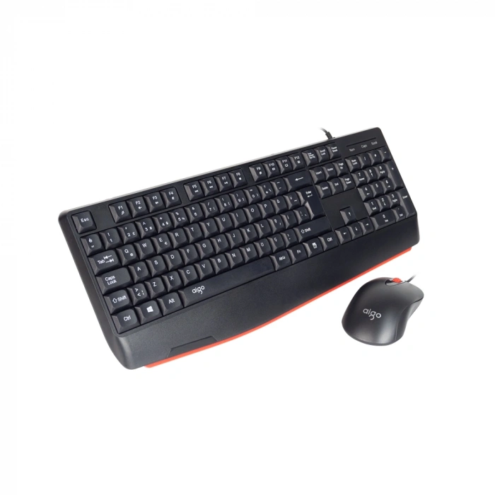 AIGO AK310 Pro Siyah Kablolu Q Klavye + Mouse Set