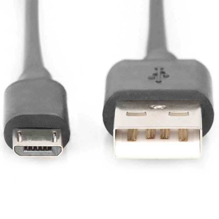 Digitus AK-300110-018-S 1.8 Mt USB 2.0 to micro USB Erkek-Erkek AWH28 UL USB 2.0 Kablo