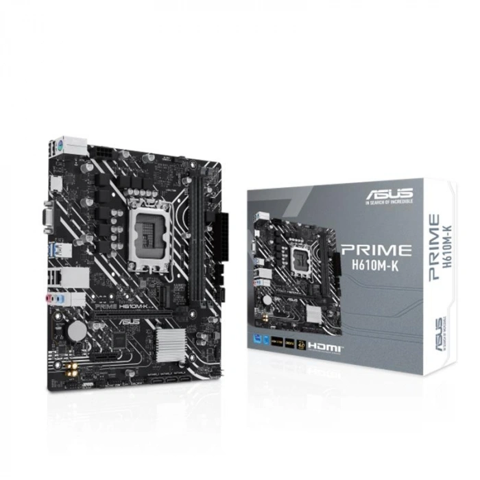 Asus Prime H610M-K D4 12.Nesil Intel H610 Soket 1700 DDR4 3200MHz mATX Anakart