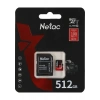 Netac P500 Extreme Pro 512 GB Microsdxc V30/A1/C10 Hafıza Kartı + Sd Adaptör