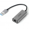 Dark USB3.0 Type-A to 10-100-1000 Gigabit LAN Ethernet Adaptör