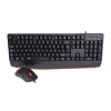 AIGO AK310 Pro Siyah Kablolu Q Klavye + Mouse Set