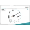 Digitus AK-300110-018-S 1.8 Mt USB 2.0 to micro USB Erkek-Erkek AWH28 UL USB 2.0 Kablo