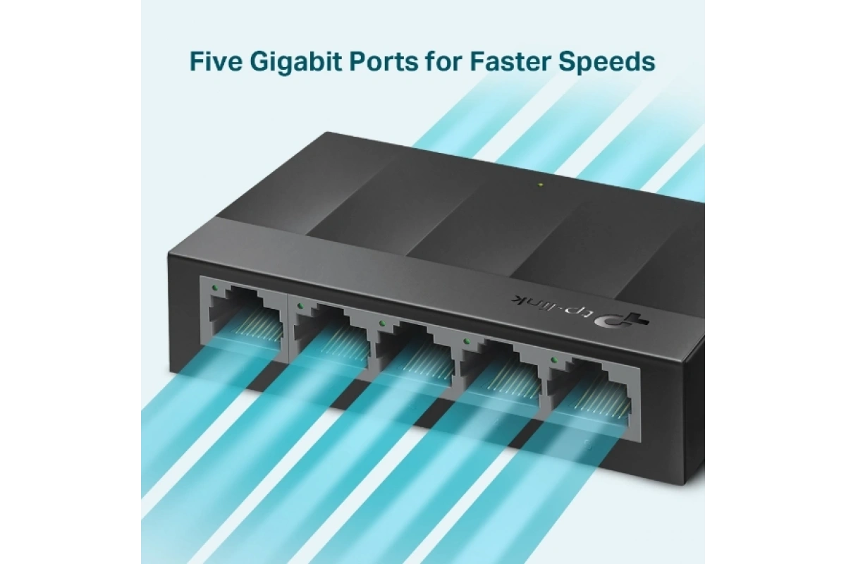 TP-Link LS1005G 5 port 10-100-1000 Mbps Switch Plastik Kasa
