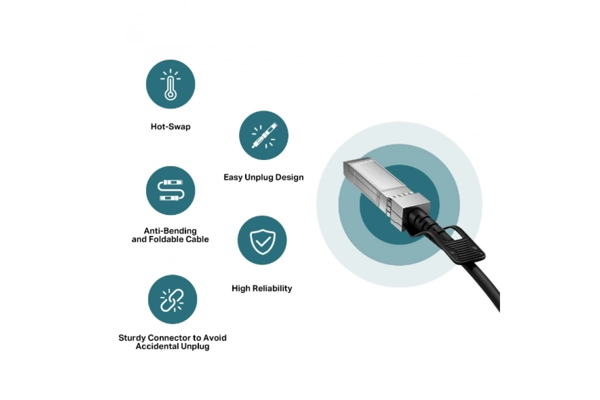 TP-Link TL-SM5220-3M 3 m SFP Kablo