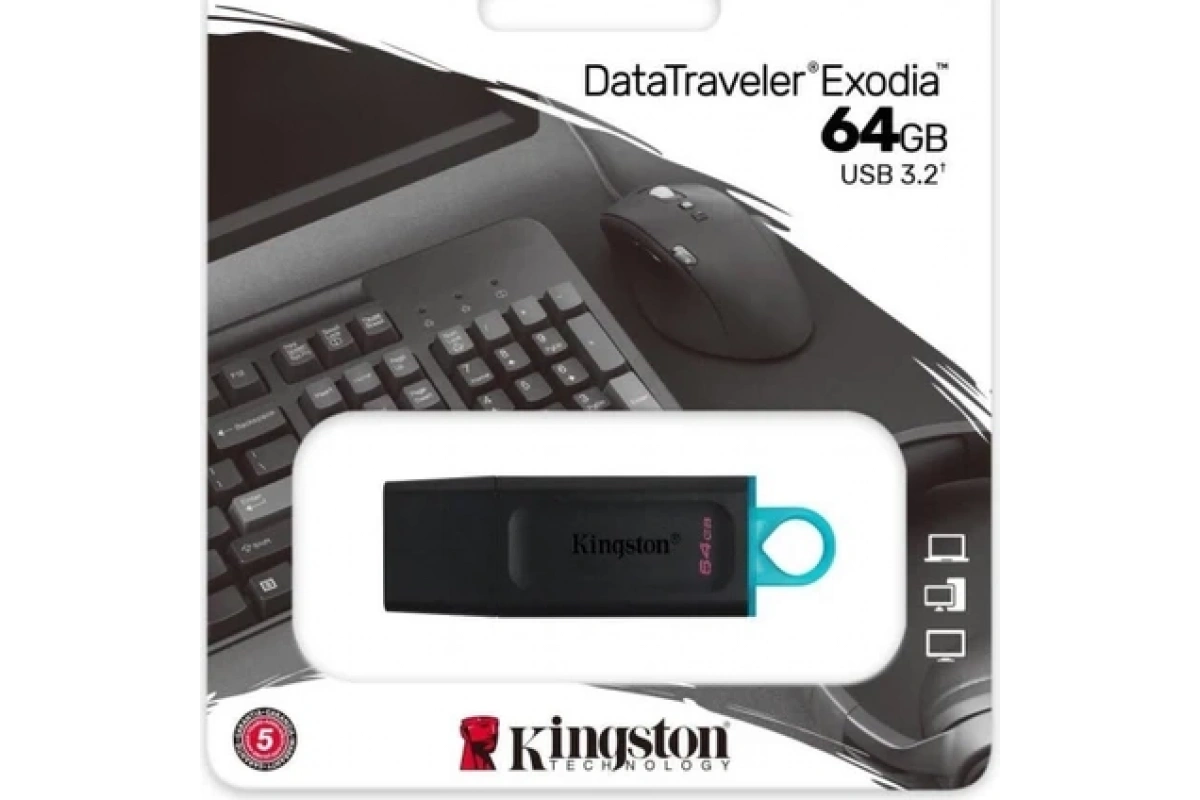Kingston DataTraveler Exodia 64 GB USB Flash Bellek