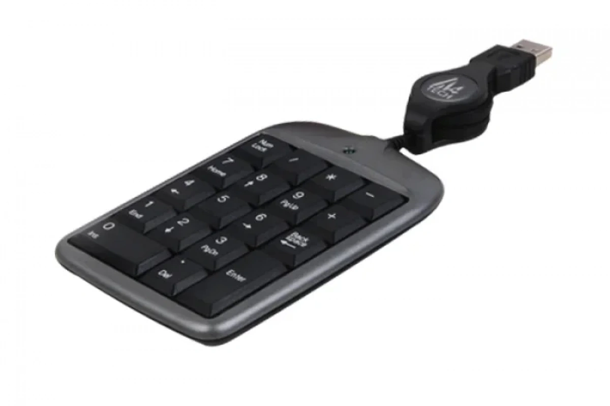 A4Tech TK-5 Mini Sayısal Tuş Takımı Gümüş Gri