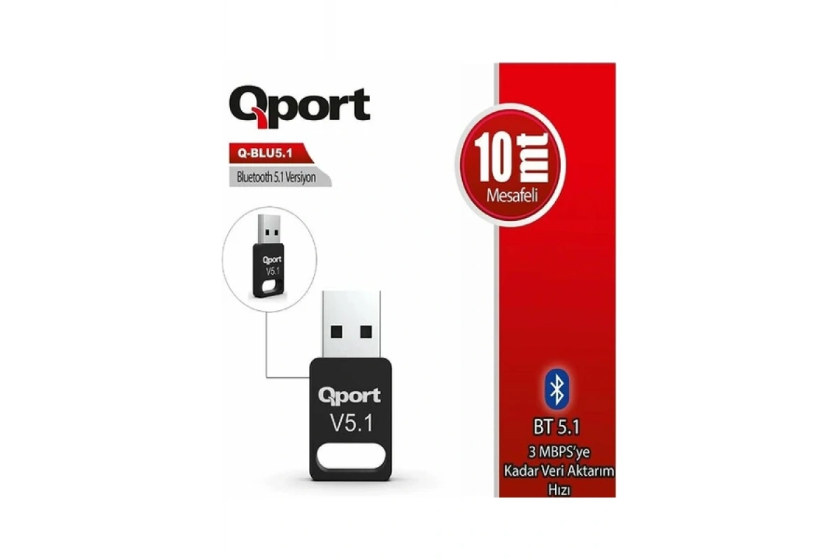 Qport Q-Blu5.1 5.1 Bluetooth Adaptör