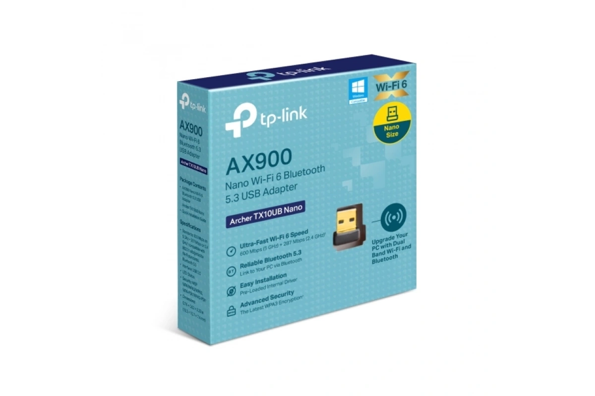 Tp-Link AX900 Nano Wi-Fi 6 Bluetooth 5.3 USB Adaptör