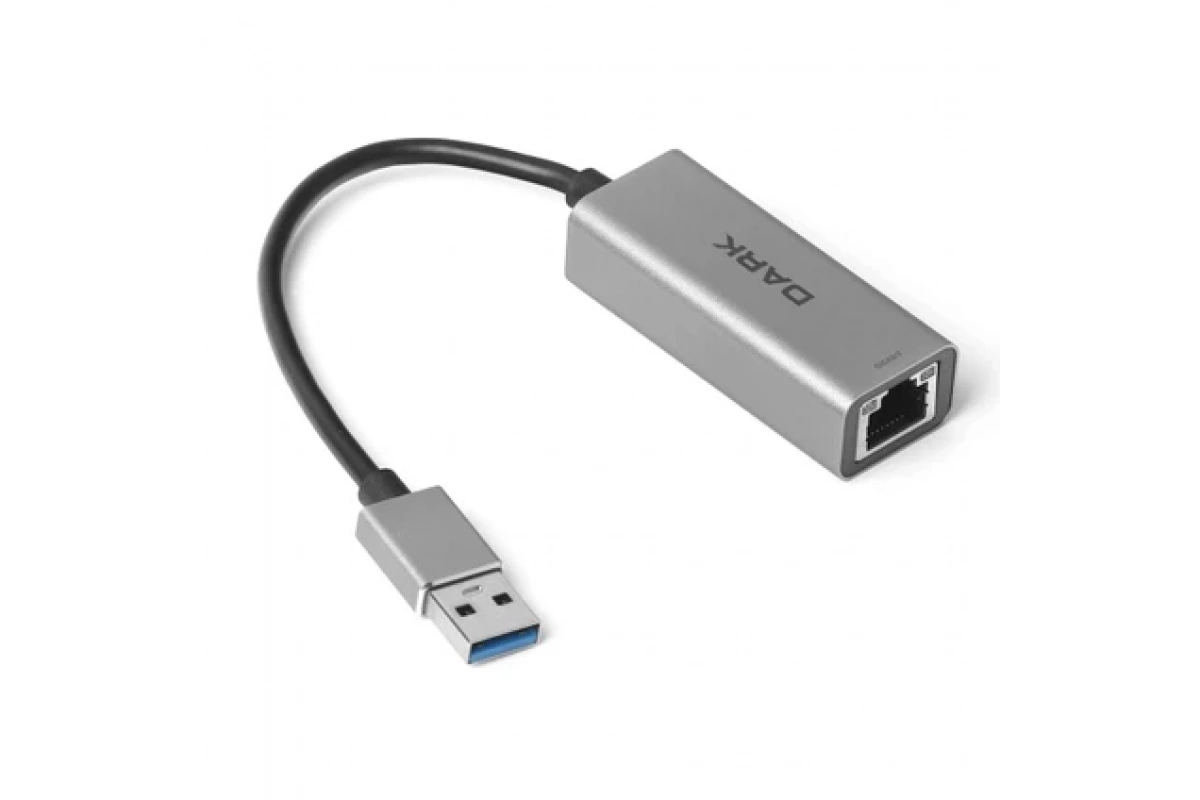 Dark USB3.0 Type-A to 10-100-1000 Gigabit LAN Ethernet Adaptör