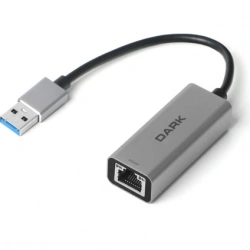 Dark USB3.0 Type-A to 10-100-1000 Gigabit LAN Ethernet Adaptör